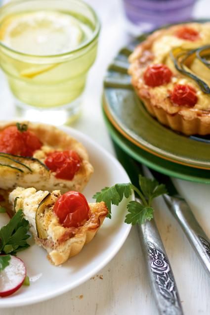 Mediterrane Tomaten-Zucchini- Quiche vom Bodensee
